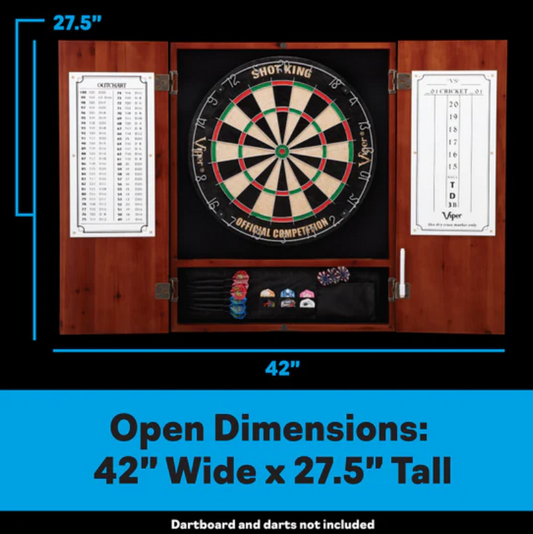 GLD Products Viper Metro Cinnamon Soft Tip Dart Cabinet