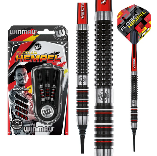 Winmau Florian Hempel Soft Tip Dart Set - 21g