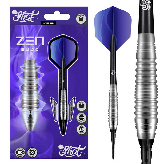 Shot Darts Zen Budo Soft Tip Dart Set - 20g
