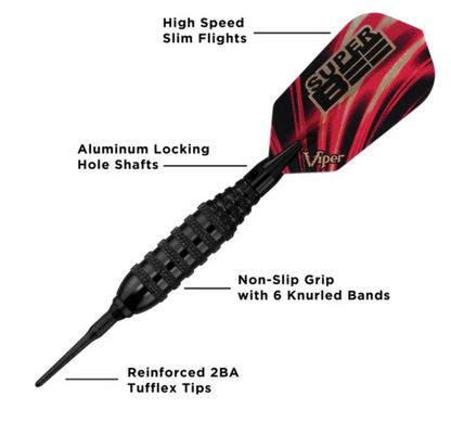 Viper Super Bee Black Darts16 Grams