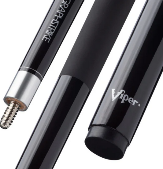 Viper Graphstrike Black Billiard/Pool Cue Stick