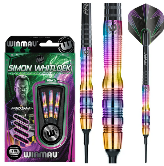 Winmau Simon Whitlock 90% Darts 16g B/W 18g F/W