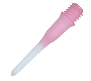 L-Style Short Lip Two Tone Soft Tip Points- 30 Count