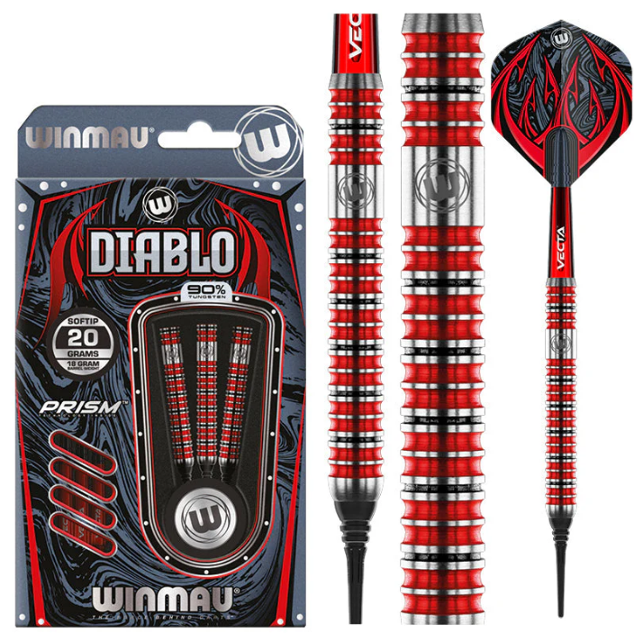 Winmau Diablo Soft Tip Dart Sets - 20g