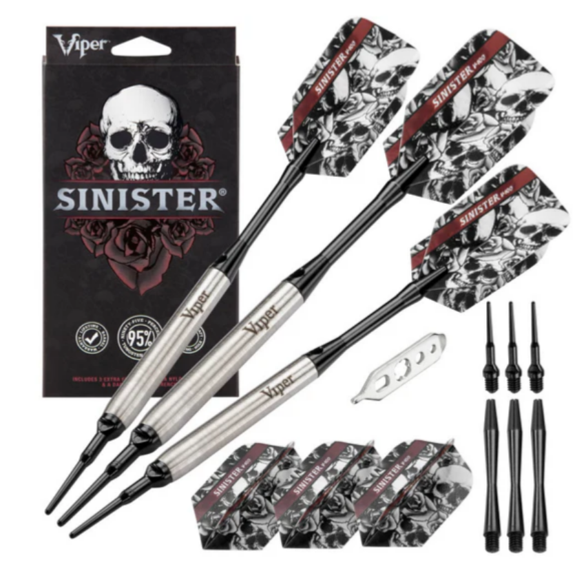 Viper Sinister 95% Tungsten Soft Tip Dart Sets