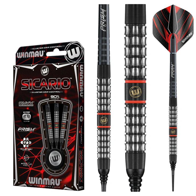 Winmau Sicario Softip Dart Set - 20g