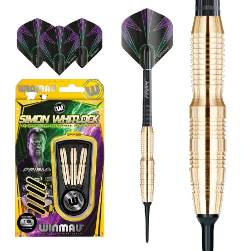 Winmau Simon Whitlock Brass Darts 16g B/W 18g F/W