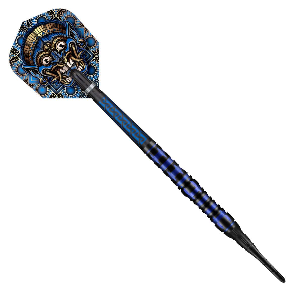 Shot Darts Tribal Weapon Java Soft Tip Dart Set-90% Tungsten Barrels-18gm