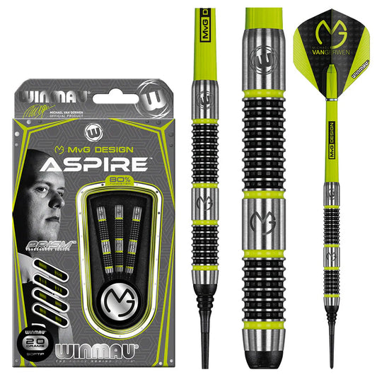 Winmau MVG Aspire Soft Tip Dart Set - 20g