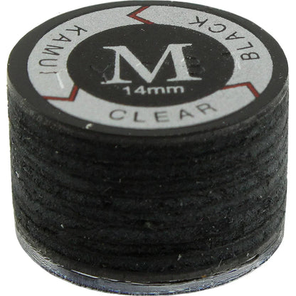 Kamui Black & Clear Billiard Cue Tip - Medium 14mm