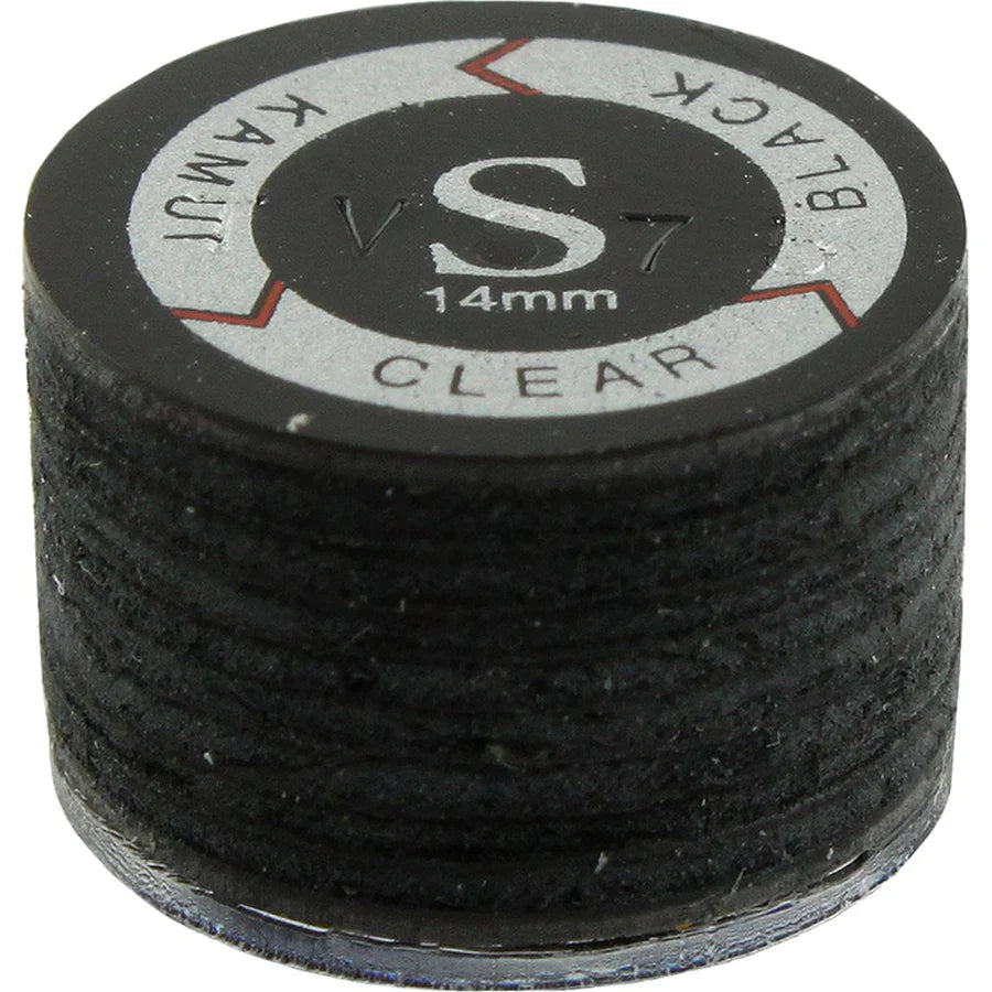 Kamui Black & Clear Billiard Cue Tip - Soft 14mm