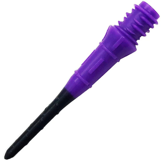 L-Style Lippoint Premium N9 Two Tone Soft Tip Points - Purple &amp; Black (30 Count)