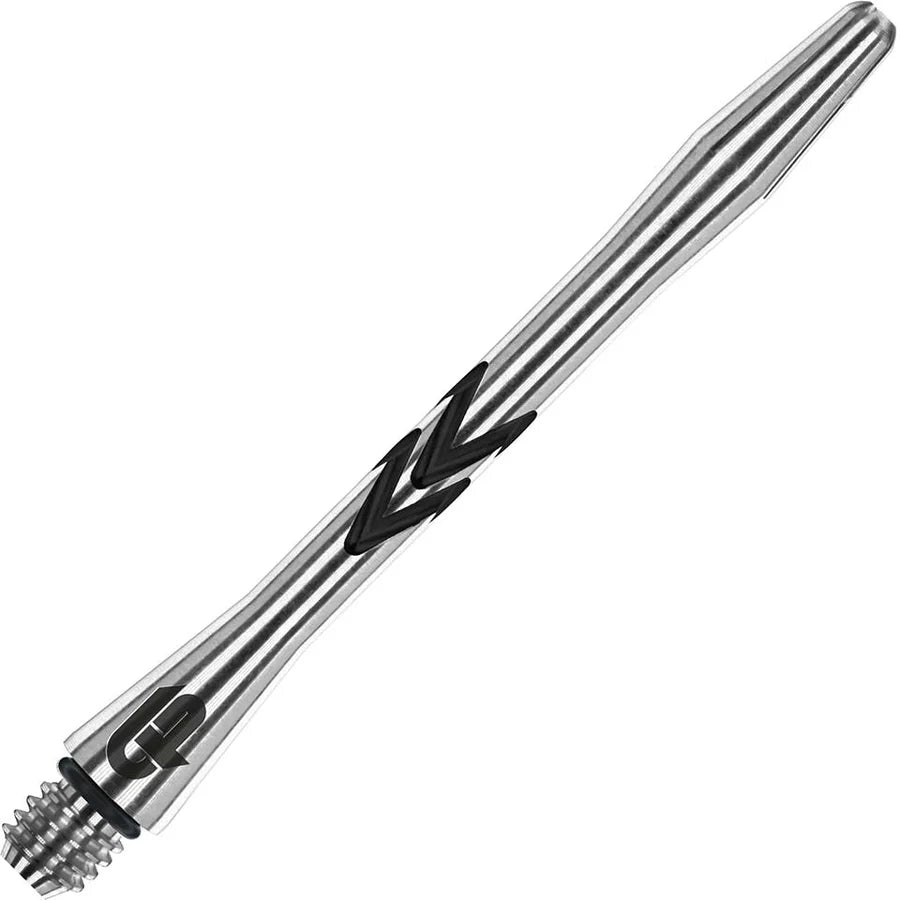 Gerwyn Price Iceman V-Groove Aluminium Dart Shafts - Medium Black