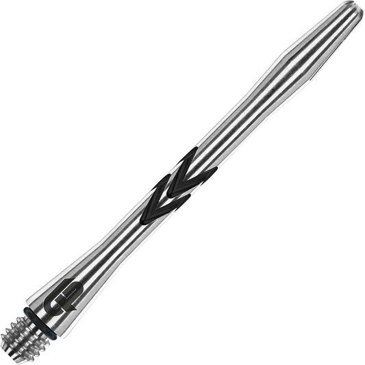 Gerwyn Price Iceman V-Groove Aluminium Dart Shafts - Medium Black