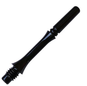 Fit Flight Gear Slim Spinning Dart Shafts - X-Short #2 (18.0mm) Black