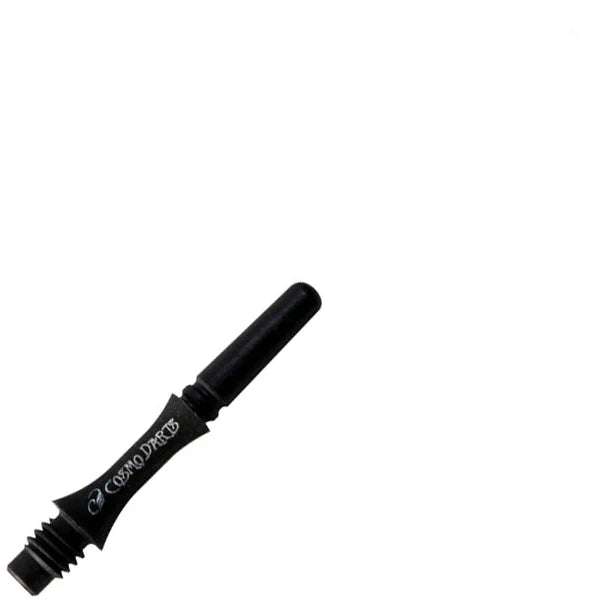 Fit Flight Carbon Slim Spinning Dart Shafts - Super X-Short #1 (13.0mm) Black