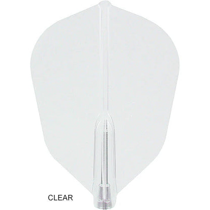 Fit Flight Air Dart Flights - Super Shape Clear