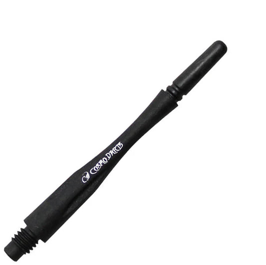 Fit Flight Carbon Hybrid Spinning Dart Shafts - Super Medium #6 (35.0mm) Black