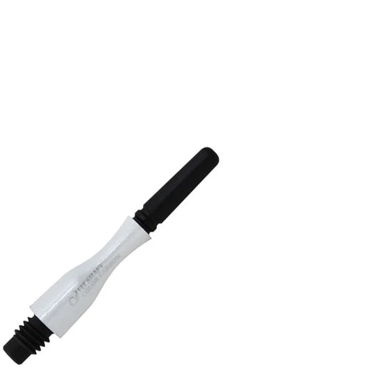 Fit Flight Carbon Hybrid Spinning Dart Shafts - X-Short #2 (18.0mm) White
