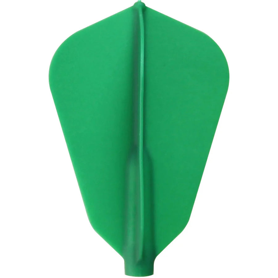 A-Z Darts Fit Flight Dart Flights - Fantail Green Double Pack