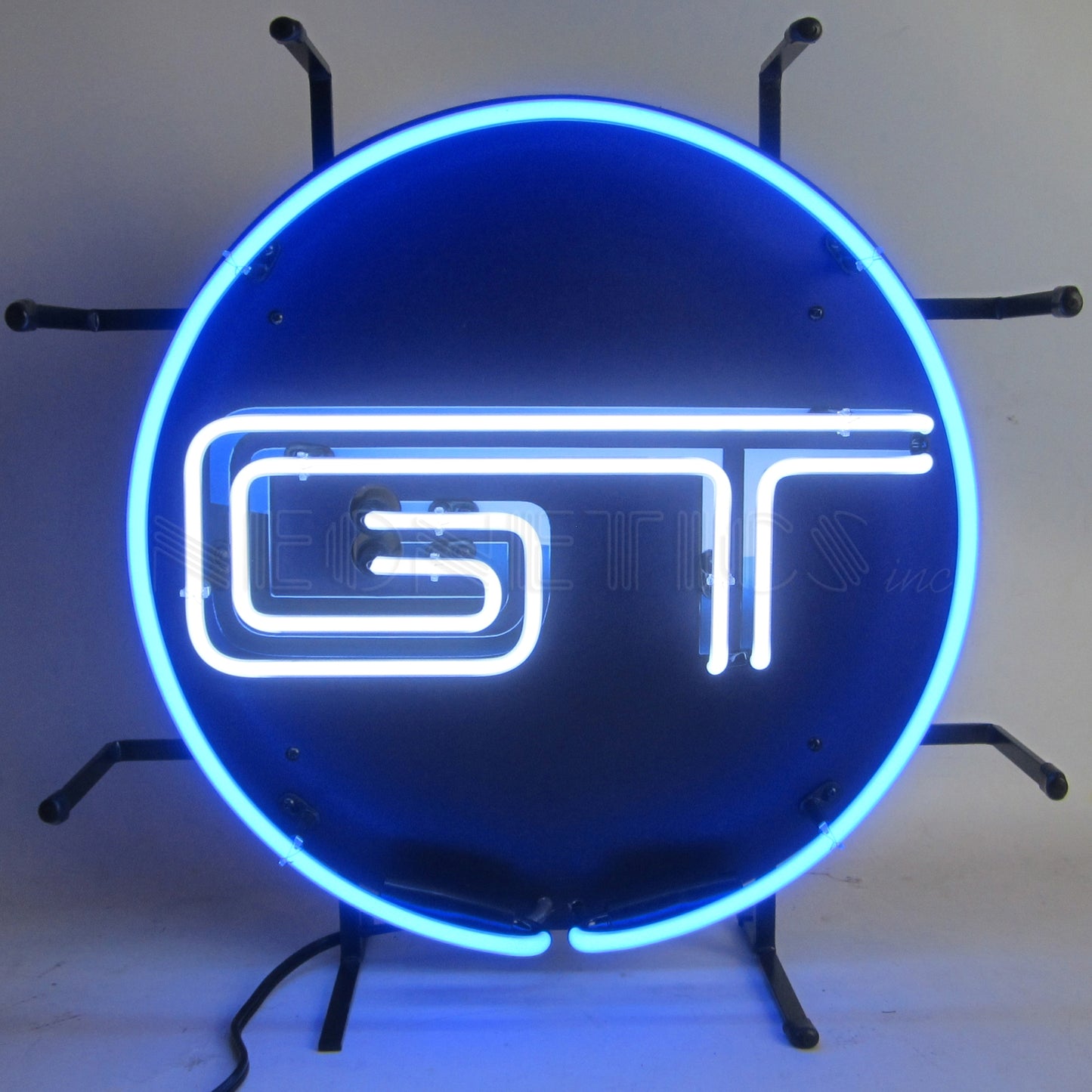 Illuminated Ford GT Junior Neon Sign with Blue Glow
