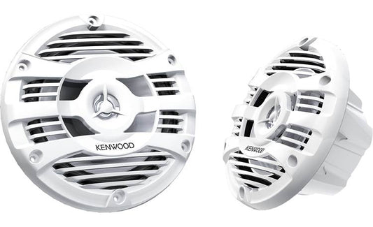 Kenwood 6 1/2" 2-Way Marine Speaker (White)