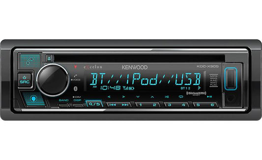 Kenwood Excelon KDC-X305 DIN CD Receiver with Bluetooth