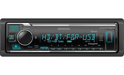 Kenwood Media Receiver with Bluetooth, Alexa Built-in, Alexa wake word enabled, HD Radio, Front & Rear USB, SiriusXM Ready, KENWOOD Music Mix, Remote App Ready, (3)4Volt Pre-outs
