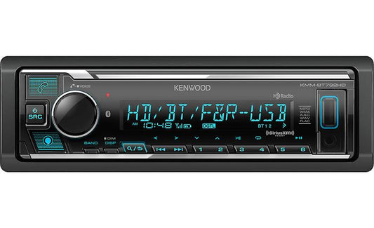 Kenwood Media Receiver with Bluetooth, Alexa Built-in, Alexa wake word enabled, HD Radio, Front & Rear USB, SiriusXM Ready, KENWOOD Music Mix, Remote App Ready, (3)4Volt Pre-outs