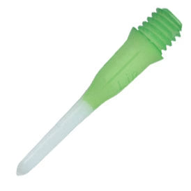 A-Z Darts L-Style Short Lip Two Tone Soft Tip Points - Green (30 Count)