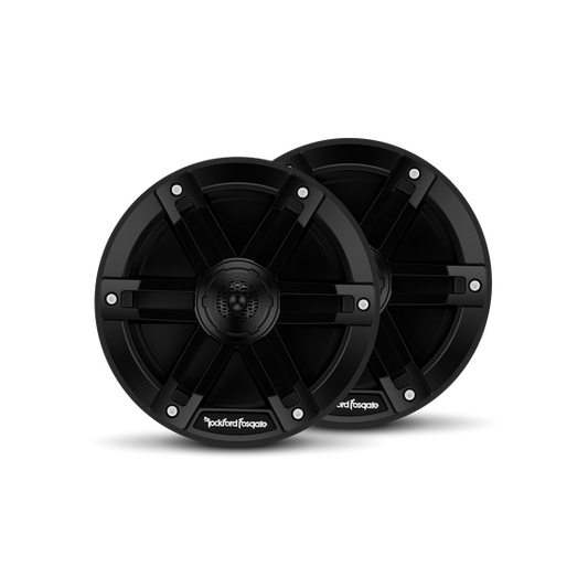 Rockford Fosgate M0 6.5" Marine Speakers - Black Grilles