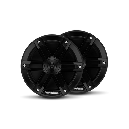 Rockford Fosgate M0 6.5" Marine Speakers - Black Grilles