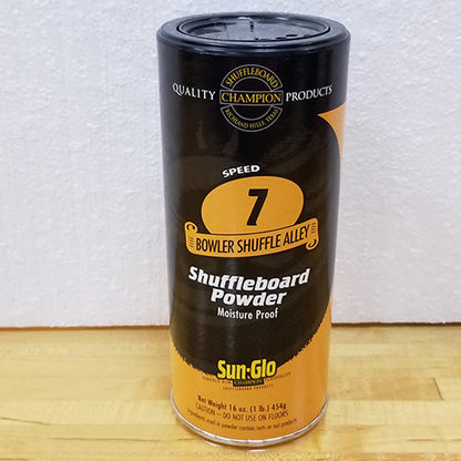 Sun-Glo Shuffleboard Powder Speed 7 Bowler Shuffle Alley