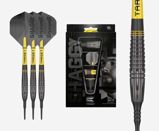 Target Darts Scott Williams Black Soft Tip Darts 20G