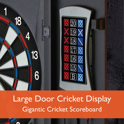 Fat Cat Mercury Electronic Dartboard & Cabinet Combo