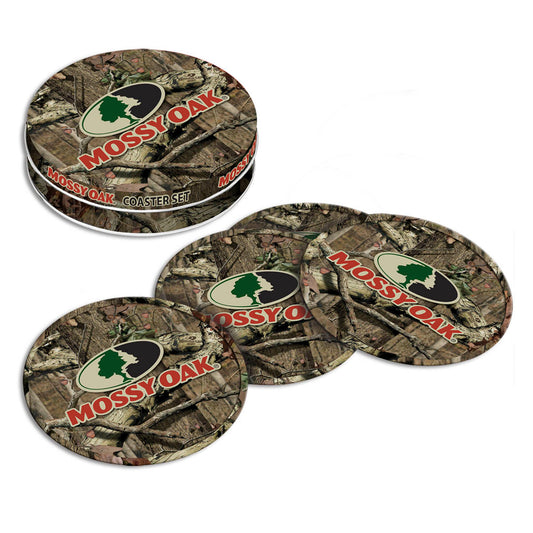 Mossy Oak Tin Coaster Set