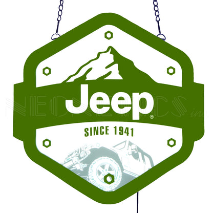 Jeep Since 1941 Slim LED Sign