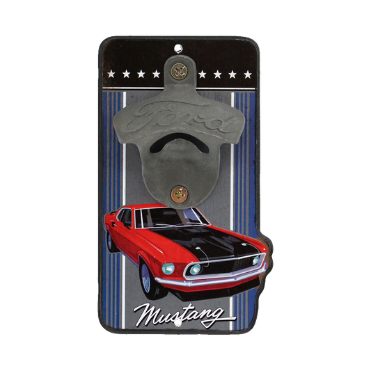 Ford Red Mustang Bottle Opener