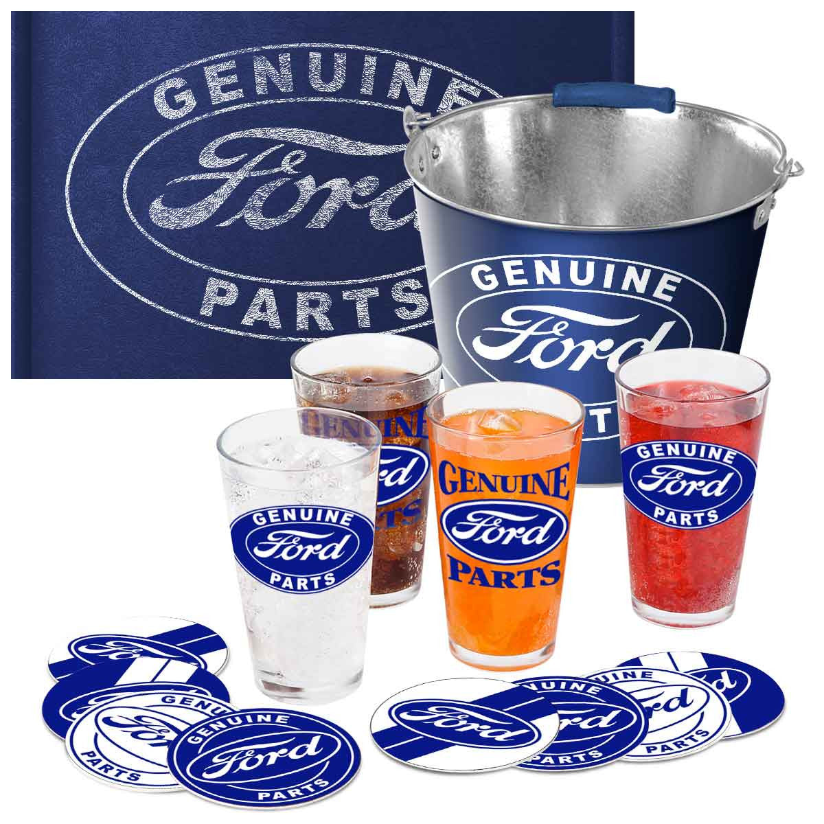 Ford Genuine Parts Party Bucket Set - Blue