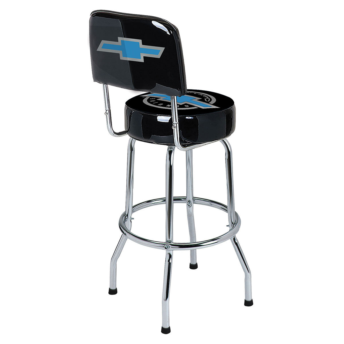 Genuine Chevrolet Bar Stool with Backrest