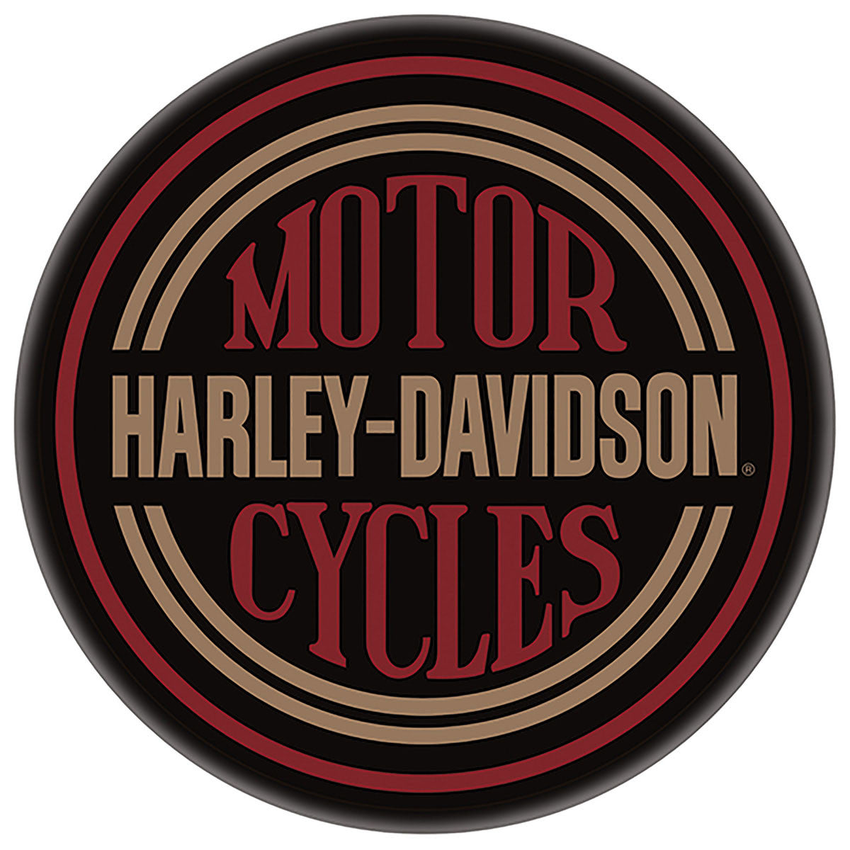 Harley Davidson H-D Circle Logo Bar Stool