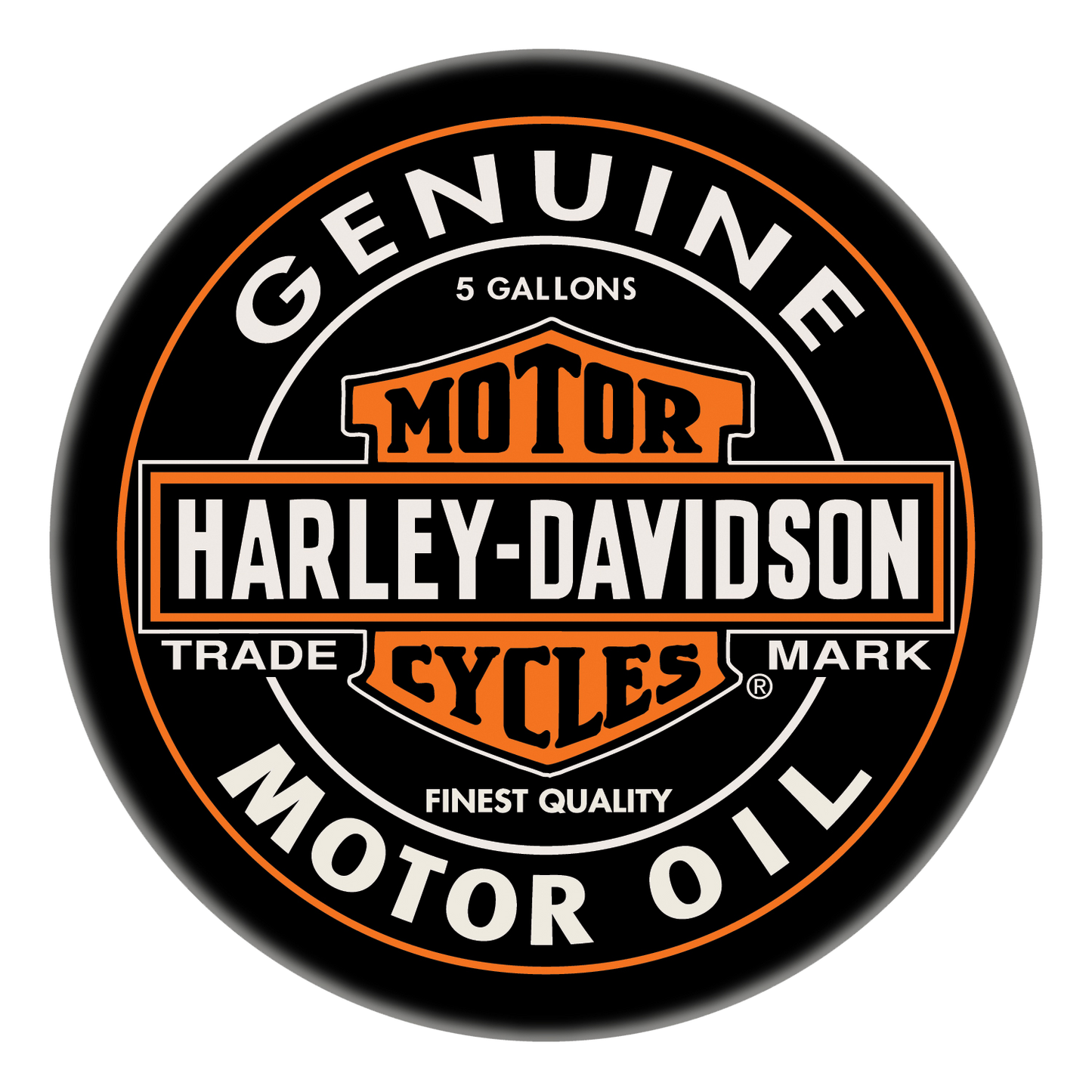 Harley Davidson Oil Can Bar Stool with Backrest