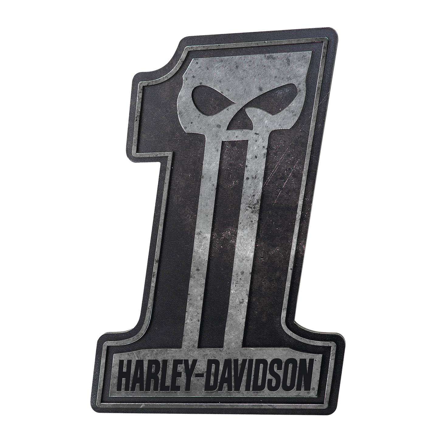 Harley Davidson #1 Skull Pub Sign