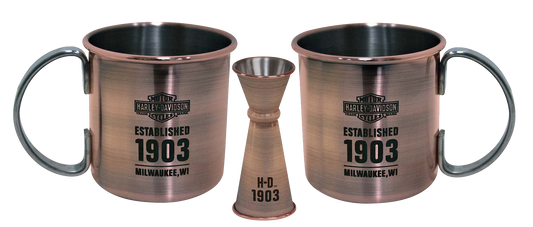 Harley Davidson Moscow Mule Set