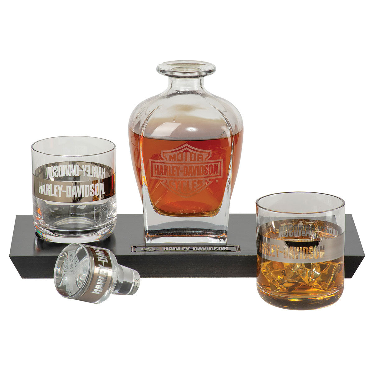 Harley Davidson Decanter Set