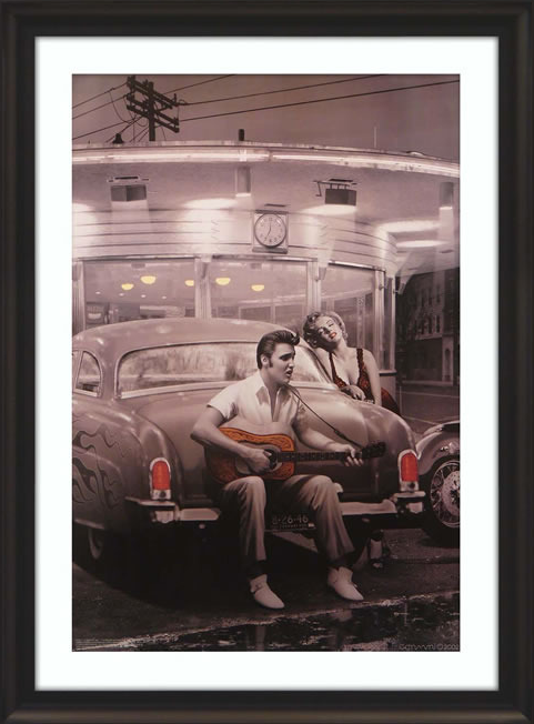 'Elvis & Marilyn' Framed Artwork