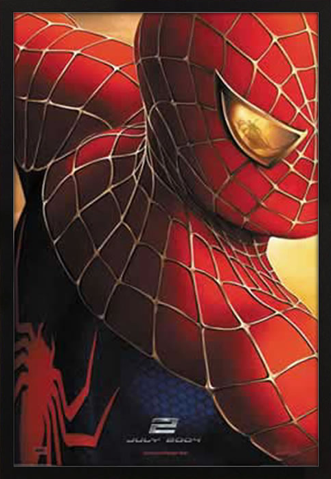 'Spider Man 2' Framed Poster