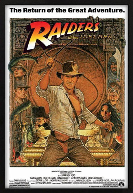 Indiana Jones: Raiders of the Lost Ark Framed Poster