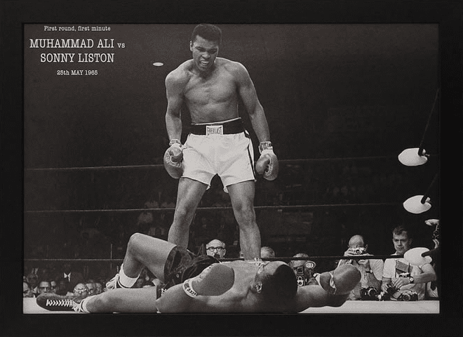 Muhammad Ali vs Sonny Liston Poster