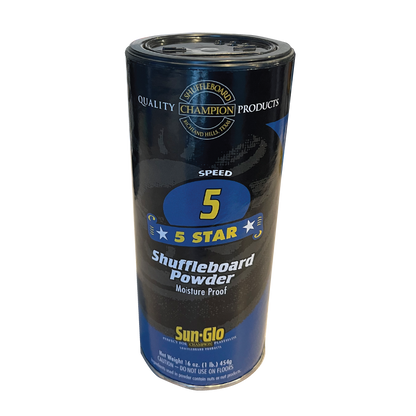 Sun-Glo Shuffleboard Powder Speed 5 Five-Star